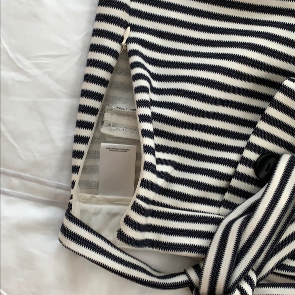 Express Striped Button Front Wrap Skort 2 - image 7